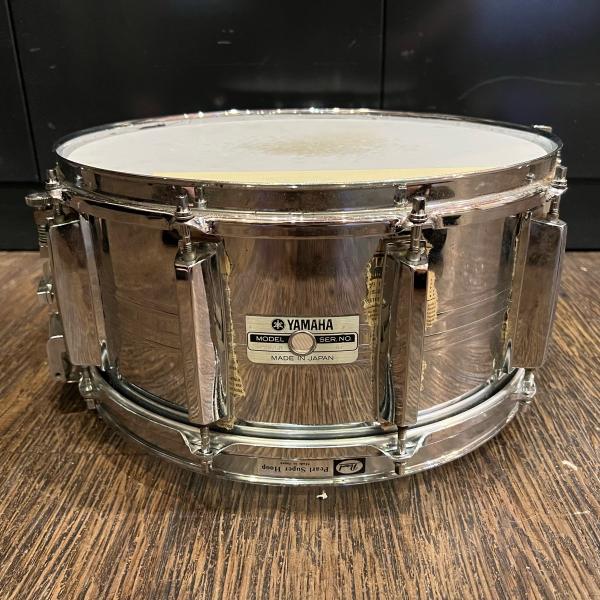 Yamaha SD-965M スネアドラム スティールシェル 14×6.5インチ 全面当たり -Gr...