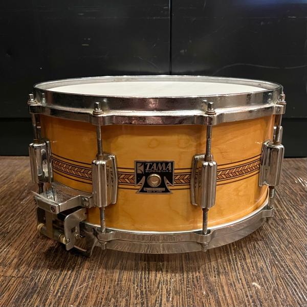 Tama タマ SuperStar AW456 スネア 80年代当時物 バーチシェル 14×6.5イ...