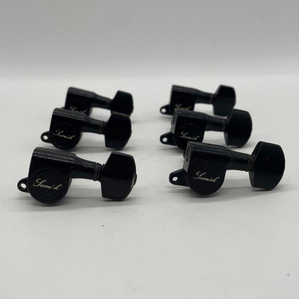 Samick ブラック エレキギター用 6連ペグ ロトマチックペグ Guitar pegs -p07...