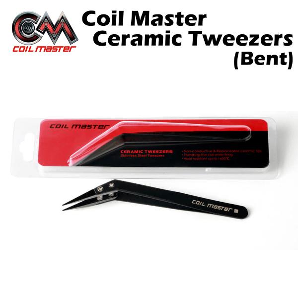 Coil Master Ceramic Tweezers (Bent) 先曲がりタイプ コイルマスタ...