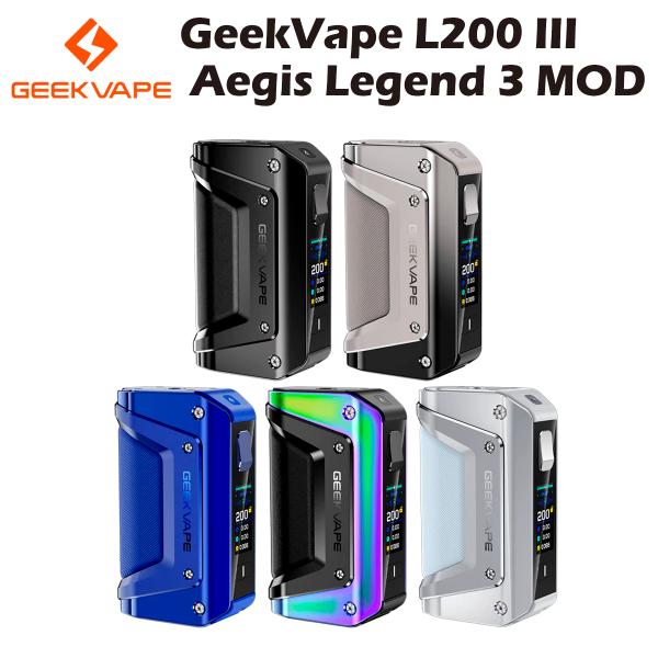 Geekvape L200 III (Aegis Legend 3) MOD 200W テクニカル ...