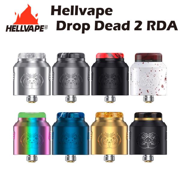 Hellvape Drop Dead 2 RDA 電子タバコ 24mm アトマイザー スコンカー対応...