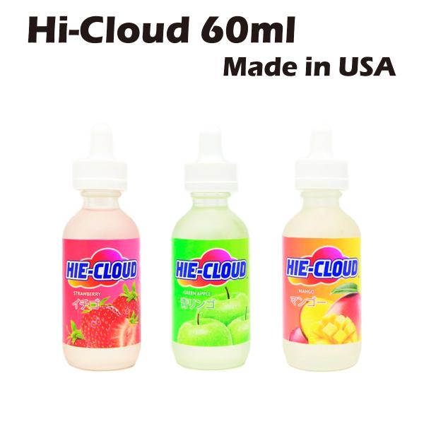 Hie-Cloud 60ml 0mg アメリカ産 リキッド ハイ クラウド マンゴー ストロベリー ...