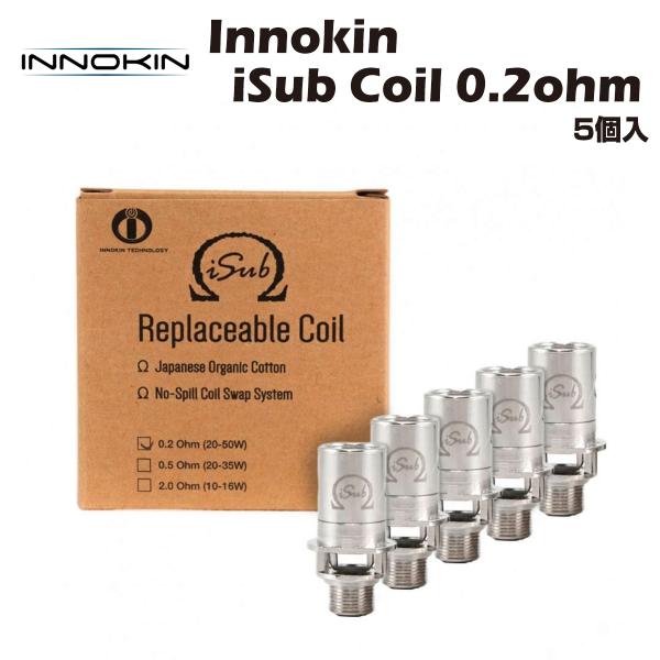 Innokin iSub Coil Kanthal 0.2Ω (20-50W) 5個入 交換用コイル...