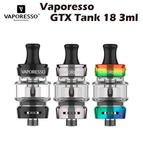 Vaporesso GTX 18 Tank 3ml アトマイザー クリアロマイザー ベポレッソ タン...