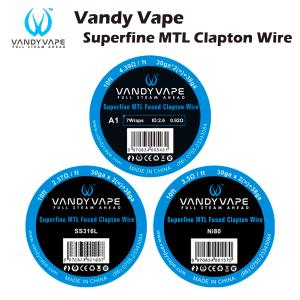 VandyVape Superfine MTL Fused Clapton Wire 30ga×2+38ga スーパーファイン クラプトンワイヤー