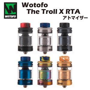 Wotofo The Troll X RTA V2 3/4.4ml 24mm リビルダブル アトマイザー タンク ウォトフォ ザ トロール 510接続 電子たばこ 電子タバコ ベイプ vape｜grvv