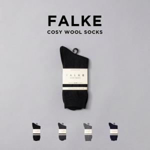 並行輸入品 FALKE COSY WOOL SOCKS ファルケ コージーウールソックス 47548 靴下 ソックス ブランド メンズ レディース ブラック ウール 毛 カシミヤ 厚手｜gryps