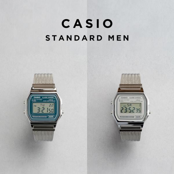 CASIO STANDARD MEN カシオ A158WEM 腕時計 時計 ブランド メンズ レディ...