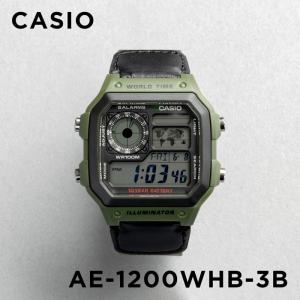 並行輸入品 10年保証 日本未発売 CASIO STANDARD カシオ スタンダード AE-1200WHB-3B 腕時計 時計 ブランド メンズ チープカシオ チプカシ デジタル