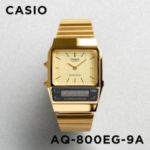 【限定特価】CASIO カシオ AQ-800EG-9A アナデジウォッチ CASIO AQ-800EG-9A カシオ 腕時計 アナデジ STANDARD