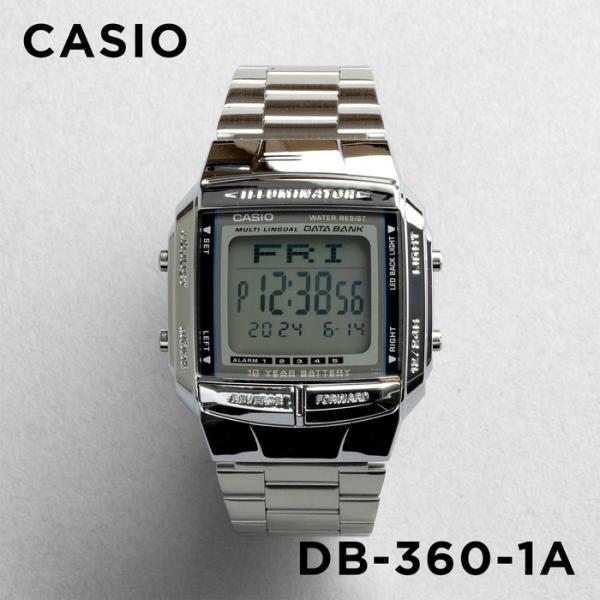 並行輸入品 10年保証 CASIO DATA BANK カシオ データバンク DB-360-1A 腕...