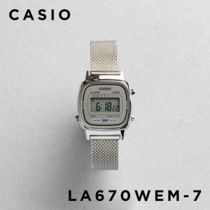 CASIO デジタル腕時計 イエロー/グレー スタンダード デジタル CASIO STANDARD LADYS カシオ LA670WEM-7