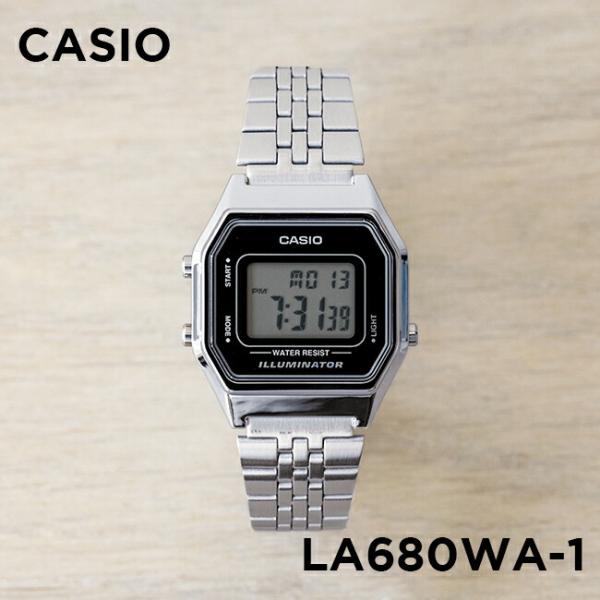 並行輸入品 10年保証 CASIO STANDARD カシオ スタンダード LA680WA-1 腕時...