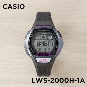 10年保証 CASIO カシオ スポーツ レディース LWS-2000H-1A 腕時計 キッズ 子供 女の子 チープカシオ チプカシ ランニングウォッチ ステップトラッカー 歩数計