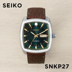 並行輸入品 訳あり 小キズあり 日本未発売 SEIKO RECRAFT セイコー リクラフト オートマチック SNKP27 腕時計 時計 ブランド メンズ アナログ レザー 革ベルト