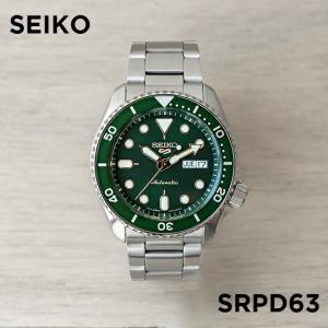 並行輸入品 10年保証 SEIKO セイコー 5 スポーツ オートマチック SRPD63 腕時計 時計 ブランド メンズ 逆輸入 ダイバー風 アナログ 日付 自動巻き フルメタル