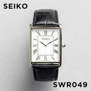 並行輸入品 10年保証 日本未発売 SEIKO ESSENTAILS セイコー エッセンシャルズ SWR049 腕時計 時計 ブランド メンズ レディース 逆輸入 アナログ 革ベルト 角型｜Gryps