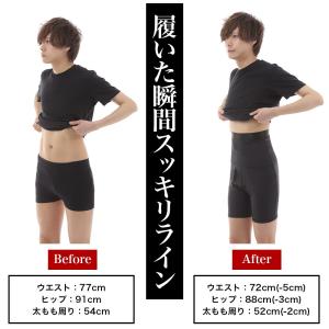 加圧スパッツ パンツ メンズ お腹痩せグッズ ...の詳細画像4