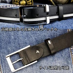 ゴルフ ベルト メンズ 高級 本革 黒 白 青...の詳細画像1