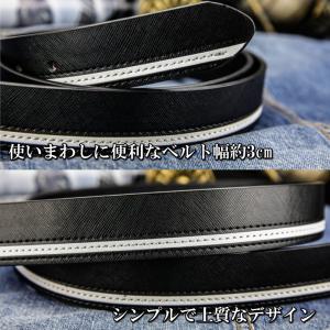 ゴルフ ベルト メンズ 高級 本革 黒 白 青...の詳細画像2