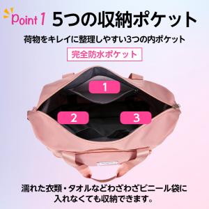 ボストンバッグ 旅行 バッグ カバン レディー...の詳細画像1