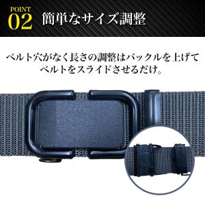 ゴルフ ベルト メンズ ナイロン GIベルト ...の詳細画像4