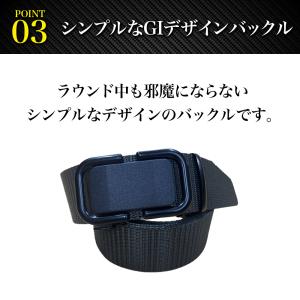 ゴルフ ベルト メンズ ナイロン GIベルト ...の詳細画像5