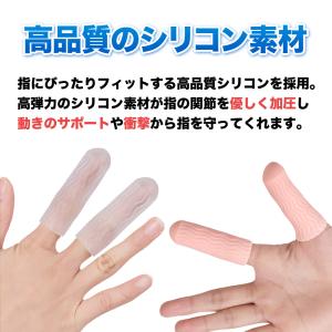 指サポーター ばね指 ヘバーデン結節 親指 腱...の詳細画像2