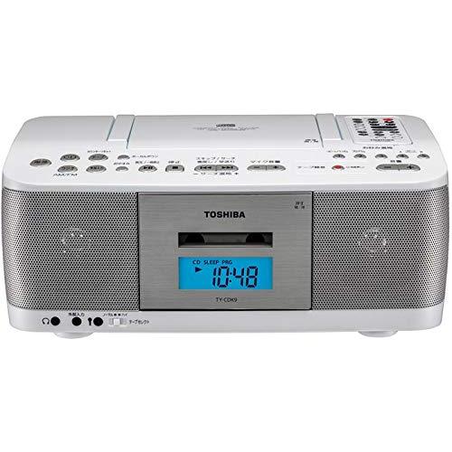 東芝 CDラジカセ TY-CDK9 (W) ホワイト