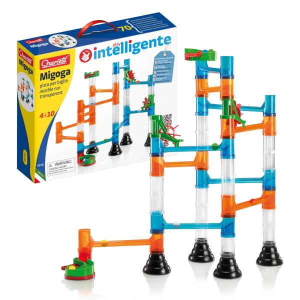 QuercettiQuercetti 45Piece Transparent Marble Run ...