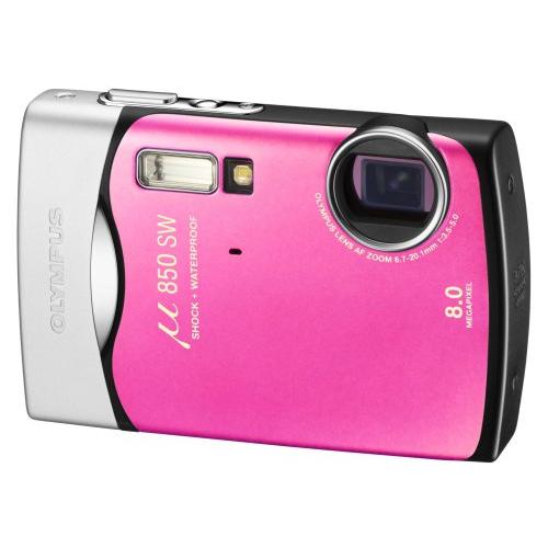 OLYMPUS デジタルカメラ μ850SW (ミュー) カシスピンク μ850SWPNK