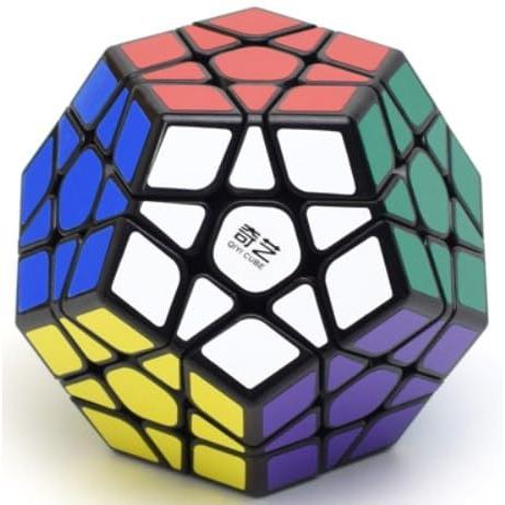 Kancharo 奇芝 キューブ保管に便利なポーチ付き (ブラック, Megaminx)
