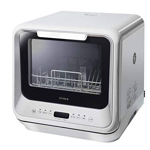 シロカ 2WAY食器洗い乾燥機 食洗機/工事不要/除菌率99.9％/分岐水栓対応/液晶表示付き/タイ...