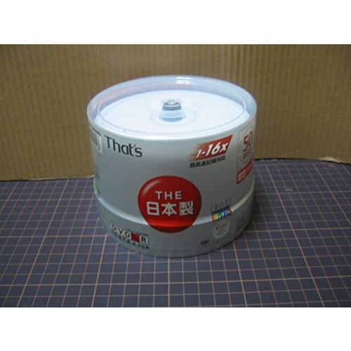 太陽誘電 That's DVD-Rデータ用 16倍速 4.7GB クールホワイト プリンタブル 太陽...