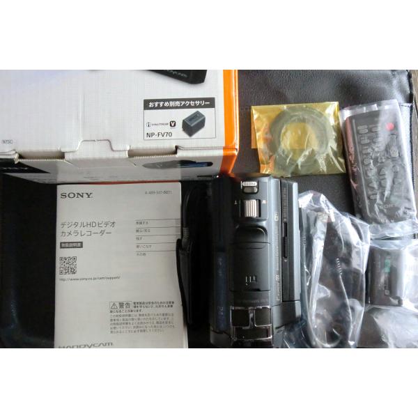 SONY ビデオカメラ Handycam PJ800 内蔵メモリ64GB ブラック HDR-PJ80...