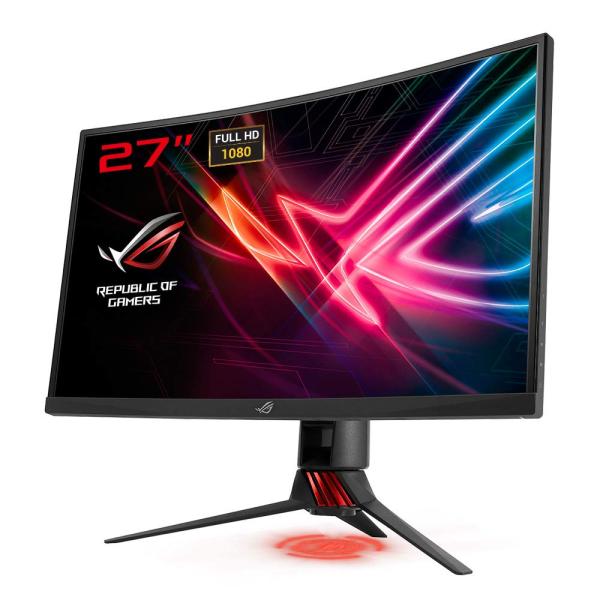 ASUS ゲーミングモニター ROG STRIX XG27VQ 27インチ曲面パネル(フルHD/14...