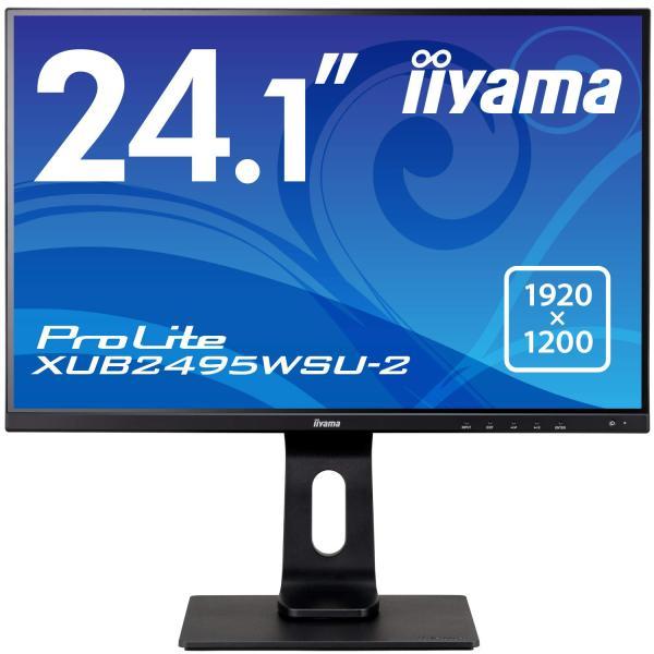 iiyama モニター ディスプレイ XUB2495WSU-B2(24.1型/1920×1200(W...