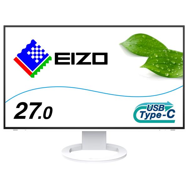 EIZO FlexScan EV2781-WT (27.0型モニター/2560×1440/USB T...