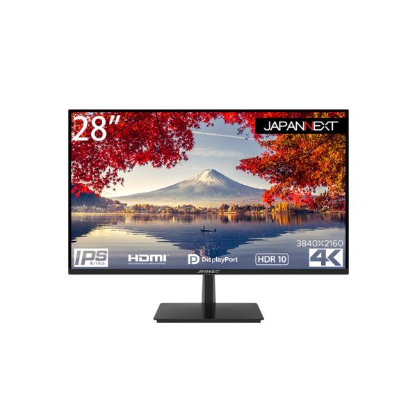 JAPANNEXT 28インチ モニター 4K UHD 3840x2160解像度 IPS ディスプレ...