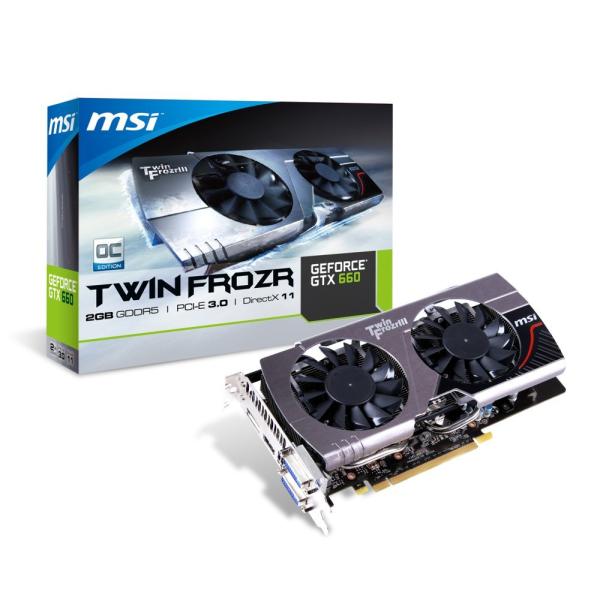 MSI GeForce GTX660 搭載ビデオカード オーバークロックモデル オリジナルファン採用...