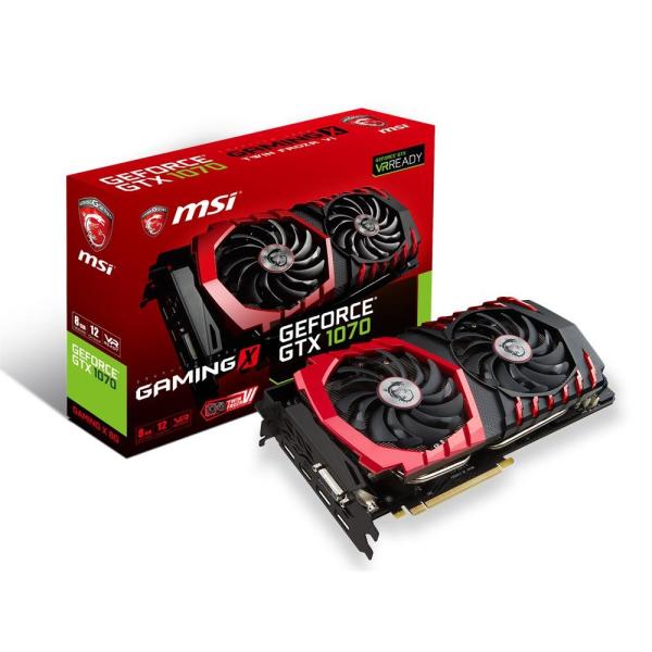 MSI オリジナルクーリングシステム TWINFROZR VI 搭載 GeForce GTX 107...