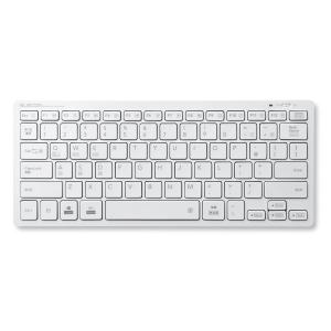 エレコム Bluetooth キーボード パンタグラフ式 軽量 マルチOS対応 iPad Surface Chromebook ホワイト T