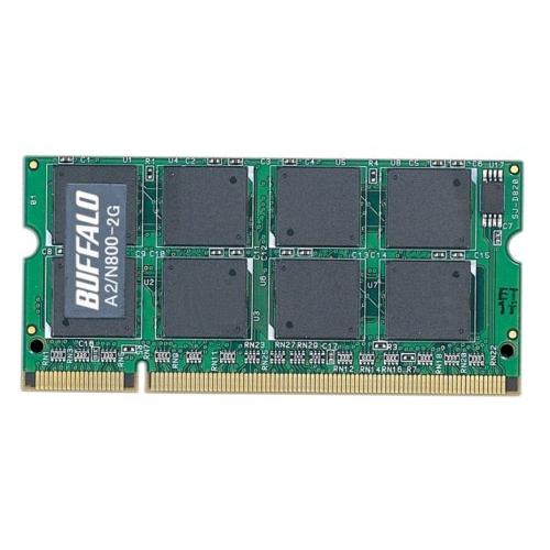 BUFFALO PC2-6400 800MHz対応 200Pin用 DDR2 S.ODIMM for...