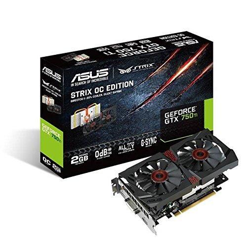 Asus NVIDIA GeForce GT 750 Ti OC 2GB GDDR5 Display...