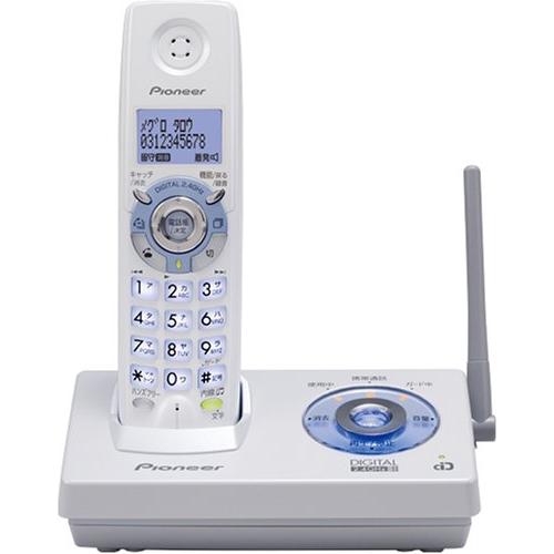 Pioneer デジタルコードレス留守番電話機 TF-FD1500-W