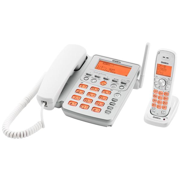 UNIDEN デジタルコードレス留守番電話機 子機1台タイプ ホワイトシルバー UCT-216(S)