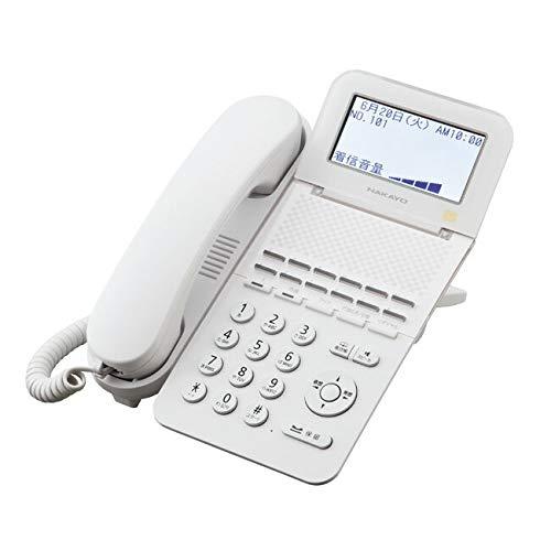 ナカヨ NYC-Si 12ボタン標準電話機(W) 白 NYC-12SI-SDW