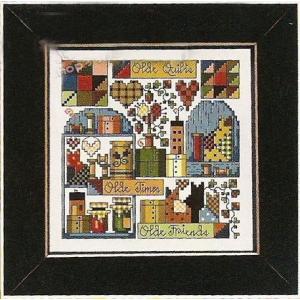 クロスステッチ 刺繍キット olde quilts, time,& friends square （DMC刺繍糸） f616｜gs-shop