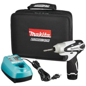 マキタ(Makita) 充電式インパクトドライバ 10.8V 小型 白 本体付属バッテリー1個搭載モデル TD090DWSPW｜gs-shopping